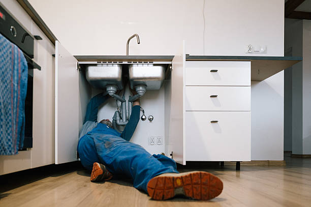 Professional Drain Cleaning technician working in Canton, CT